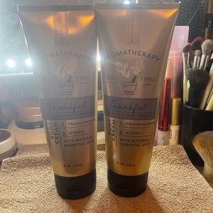 Bath & Body Works Aromatherapy Lotion - Thankful set of 2